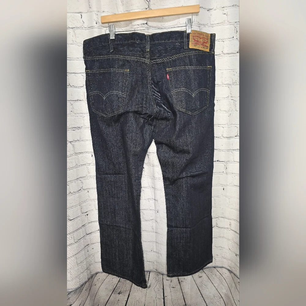 Levi's Men's Dark Blue 527‎ Slim Bootcut Jeans Size 40x30